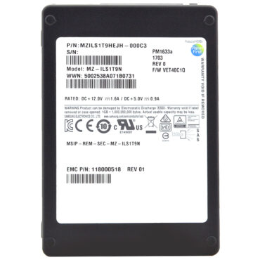 Festplatte Samsung SSD MZ-ILS1T9N 1.92TB GB Sas 12Gb/s 2.5“ PM1633A