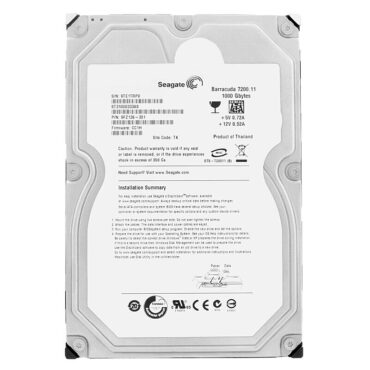 Festplatte Seagate 1Tb ST31000333AS 32Mb Cache 7200Rpm Sata II 3,5" Zoll