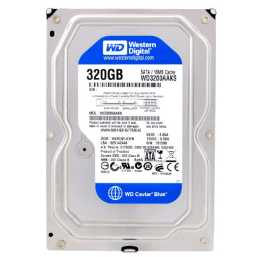 Festplatte Western Digital 320GB WD3200AAKS 7200U/min Sata II 16MB 3,5" Zoll