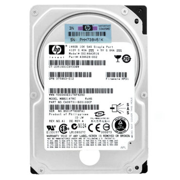 Festplatte HP DG146A3516 146GB 10000Rpm SAS 2.5" Zoll 438628-002