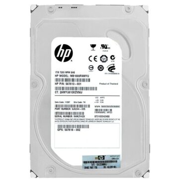 Festplatte HP MB1000FAMY 1Tb 7200Rpm Sas II 3.5'' Zoll 507613-001