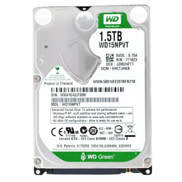 Western Digital WD15NPVT 1.5TB Sata II 8MB 5400U/min 2,5 Zoll