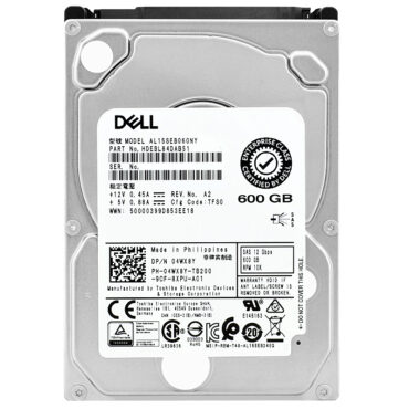 Dell AL15SEB060NY 600GB 10000Rpm 64Mb Cache Sas III 2.5'' 04WX8Y