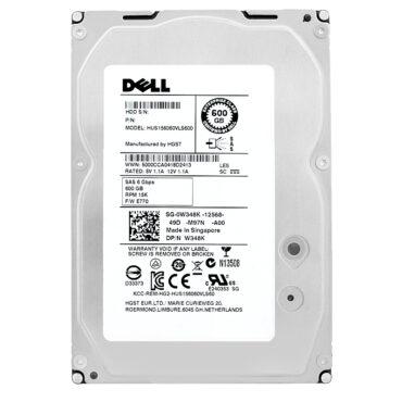 Festplatte Dell 0W348K 600GB 15000 RPM Sas II 3.5'' HUS156060VLS600