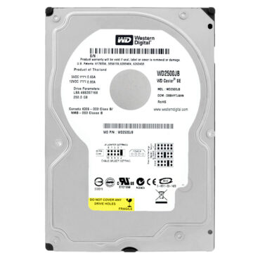 Festplatte WD WD2500JB 250GB 8Mb Cache 7200Rpm Ata 3.5'' Zoll