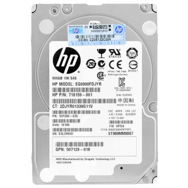 HP EG0900FDJYR  900GB 10000U/min 64MB CACHE SAS-2 2.5" Zoll p/n:718159-001