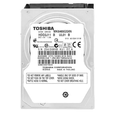 Festplatte Toshiba MK6465GSXN 640Gb 8Mb Cache 5400Rpm Sata II 2,5" Zoll