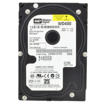 Festplatte Western Digital WD400BD 40GB 2MB 7200U/min Sata 3,5" Zoll