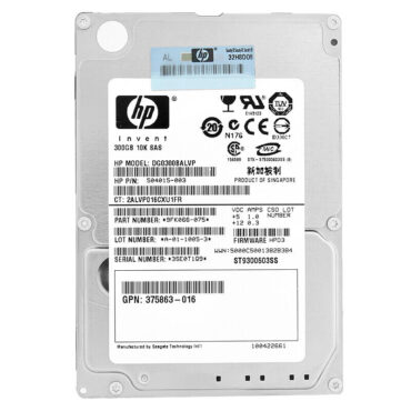 Festplatte HP DG0300BALVP 300GB 16Mb Cache 10 000 Rpm SAS 2.5'' Zoll 504015-003