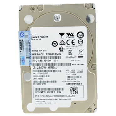 HP EG0600JEMCV 600 GB SAS 12G 2.5'' 10K p/n:781514-001