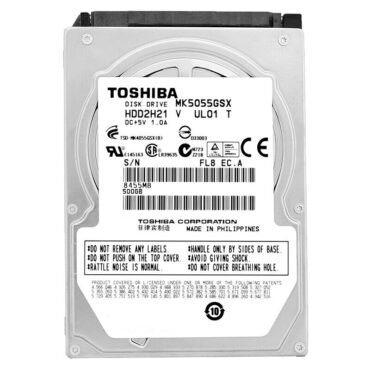 Festplatte Toshiba MK5055GSX 500GB SATA II 8MB 5400Rpm 2,5''