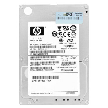 HP EG0300FAWHV 16Mb Cache 300Gb 10 000Rpm SAS 2.5'' 507119-004