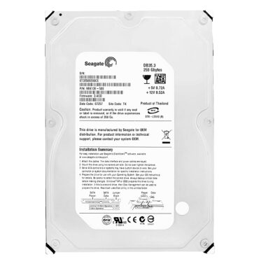 Festplatte Seagate 250Gb ST3250820SCE 8Mb Cache 7200Rpm SATA II 3.5''