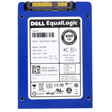 Festplatte Dell Equalogic LB400M 400GB SAS SSD 2,5" Zoll WMWPW