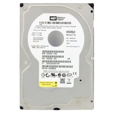 Festplatte Western Digital 320GB WD3200JS 7200U/min Sata II 8MB 3,5" Zoll