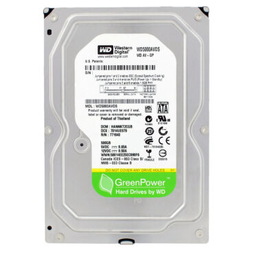 Festplatte Western Digital 500GB WD5000AVDS 5400U/min 32MB Sata III 3,5"