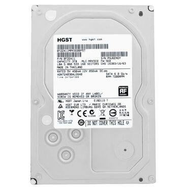 Festplatte HGST HDN724030ALE640 3Tb 64Mb Cache 7200Rpm Sata III 3,5" Zoll