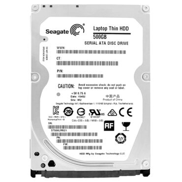 Seagate 500Gb ST500LM021 32MB Cache 7200Rpm Sata III 2,5" Zoll