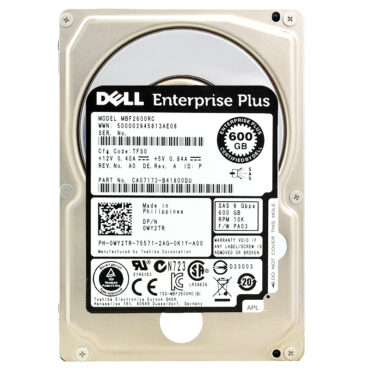 Festplatte Dell 600Gb MBF2600RC 16Mb Cache 10000Rpm Sas II 2,5" Zoll 0WY2TR