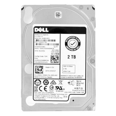 Dell Enterprise 2Tb 128MB 7200Rpm 2.5" Sas III 2,5" Zoll 0TMVN7