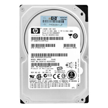 Festplatte HP 146 GB DG146BABCF 16Mb Cache SAS 10 000 RPM 2,5" 460850-002