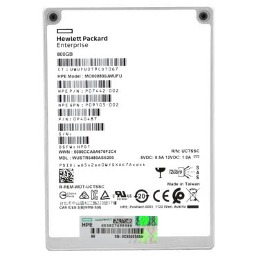 Festplatte HP Enterprise SSD 800GB MO000800JWUFU SAS III 2,5" P07442-002