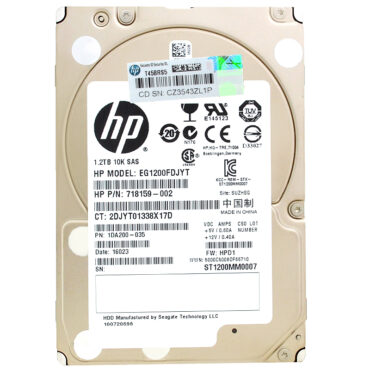 Festplatte HP EG1200FDJYT 1.2 TB 10000Rpm Sas II 64Mb Cache 2,5" 718159-002