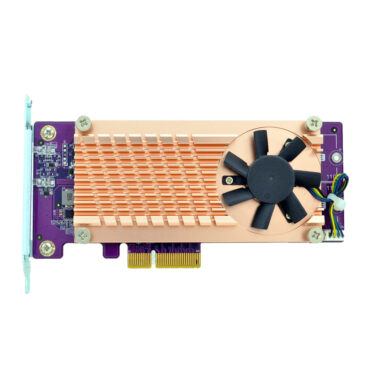 QNAP Systems QM2-2P-244A Dual M.2 22110 /2280 PCIe-SSD Erweiterungskarte