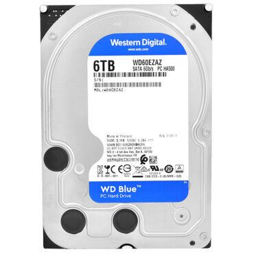 Western Digital WD Blue 6TB WD60EZAZ 5400 RPM 256MB Sata III 3,5" Zoll