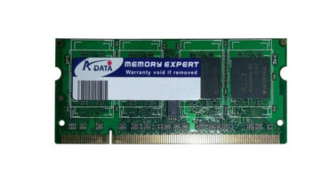 Speicher ADATA 1GB DDR2 PC2-6400 SoDimm Non ECC 1GX8 AD2S800B1G6-B