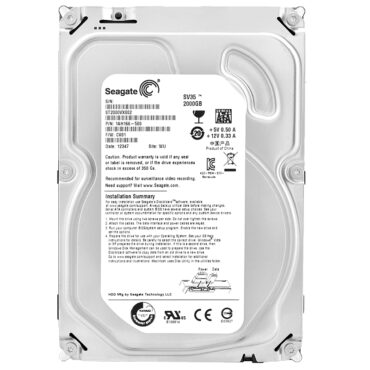 Festplatte Seagate ST2000VX002 2TB SV35 5900Rpm 64MB Sata III 3.5''