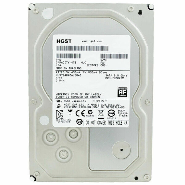 Hitachi HUS724040ALE640 4TB SATA III 7200RPM 64MB 3.5''