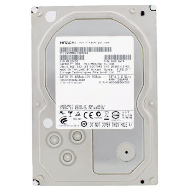 Festplatte Hitachi 3TB HDS723030ALA640 7200U/min 64MB Sata III 3,5" Zoll