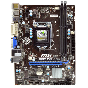 Mainboard MSI H81M-P33 Intel H81 LGA1150 DDR3 Mikro ATX