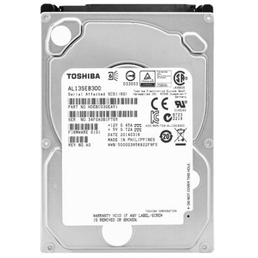 Festplatte Toshiba AL13SEB300 300GB 10000Rpm 64Mb Cache SAS II 2,5'' Zoll