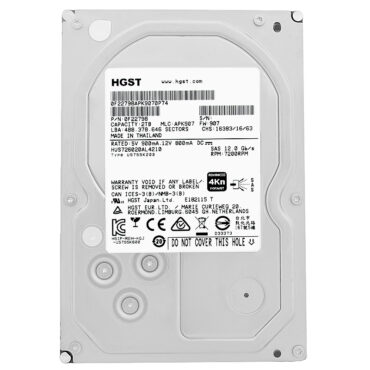 HGST 2Tb HUS726020AL4210 128Mb Cache Sas III 7200RPM 3,5" Zoll