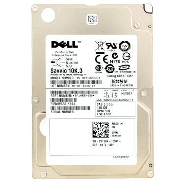 Dell ST9146803SS 146GB 16MB Cache 10000 RPM SAS II 2,5" Zoll 0X160K