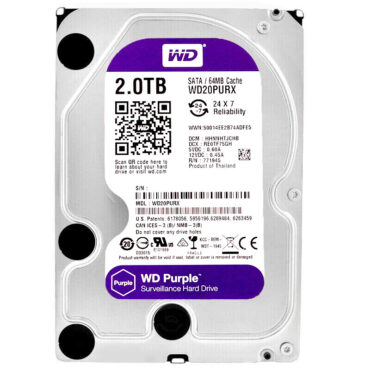 Western Digital WD Purple 2TB WD20PURX 5400Rpm 64MB 3,5" Zoll