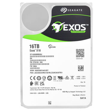 Seagate ST16000NM000J 16TB 7200Rpm 256Mb Cache Sata III 3,5" Zoll Exos