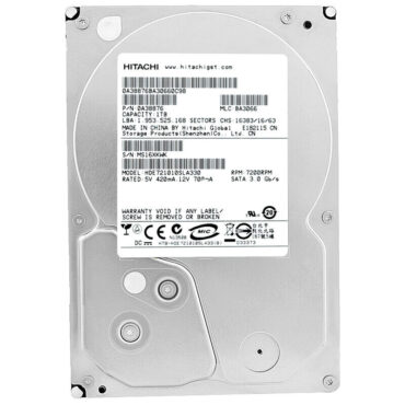 Festplatte Hitachi 1Tb HDE721010SLA330 32Mb Cache 7200Rpm Sata II 3,5" Zoll