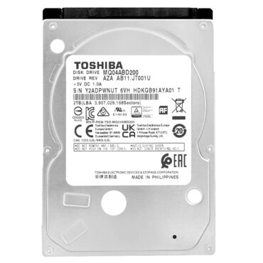 Festplatte Toshiba 2Tb MQ04ABD200 5400Rpm Sata II 2,5" Zoll