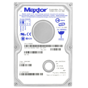 Maxtor 6Y120P0 DiamondMax Plus 9 120GB 7200RPM Ata 133 3.5" Zoll