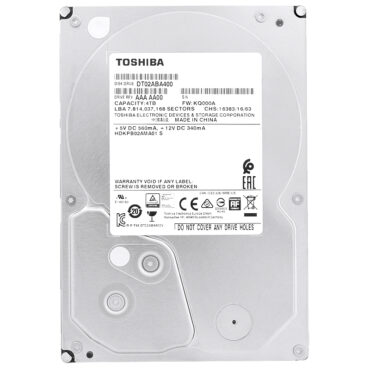 Festplatte Toshiba DT02ABA400 4TB 5400RPM 128MB Cache Sata 3,5" Zoll