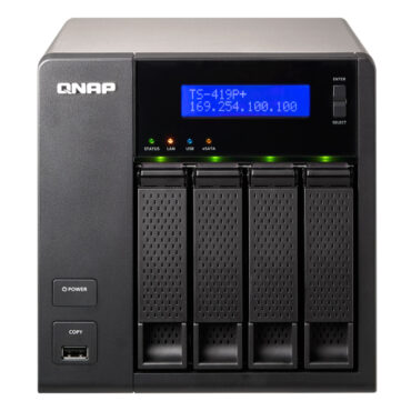 QNAP TS-419P+ 1,6GHz 512MB RAM 4xBAY Sata