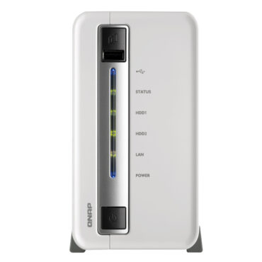 QNAP TS-212P NAS-System 1,6GHz 512MB DDR3 RAM 2xBAY Sata