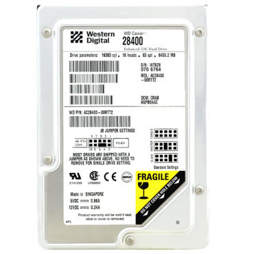 WD Caviar 28400 8.4GB 5400RPM ATA 3.5'' AC28400-00RTT2