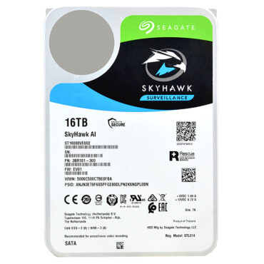 Festplatte Seagate 16Tb ST16000VE002 256Mb Cache 7200Rpm Sata III 3.5'' Zoll SkyHawk