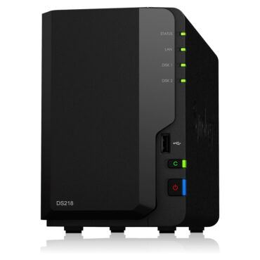 Synology DiskStation DS218 4x 1,4 GHz, 2GB DDR4, 3 x USB, 2x BAY