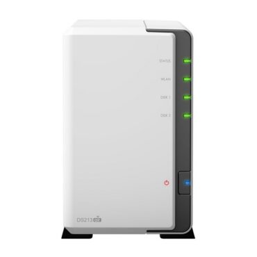 DiskStation Synology DS213air DDR3 256MB 1,6GHz 2x BAY NAS - leicht gelbe Hülle