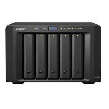 DiskStation Synology DS1513+ DDR3 2Gb Dual Core 2,13 GHz 5x BAY NAS